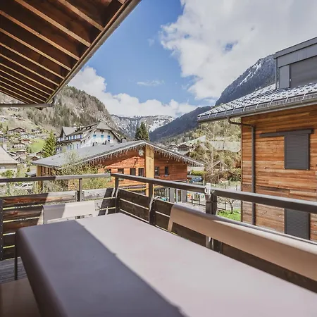 Apartamento Duplex De Standing 3 Etoiles A Morzine, 100m Des Pistes, 9 Pers., Terrasse, Garage, Wifi Inclus - Fr-1-754-20